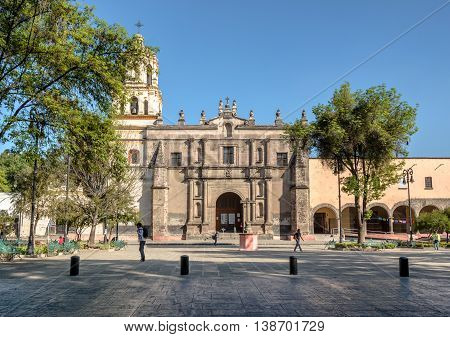 Mexico City, San Juan Bautista Parish In Coyoacan, Mexico