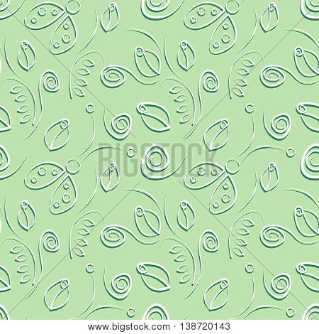 Vector Seamless Pattern. Graphic Illustration