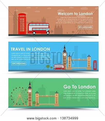 Templates Banners For Tourism In London