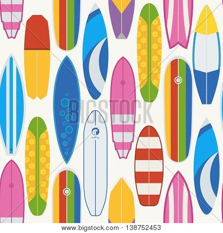Surfing Pattern Background