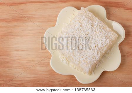 Brazilian Traditional Dessert: Sweet Couscous (tapioca) Pudding (cuscuz Doce)