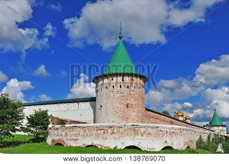 The Hypatian monastery surrounding walls in Russia