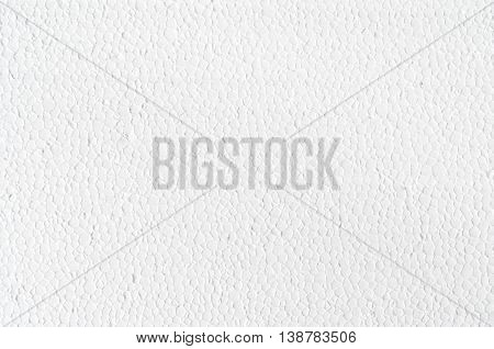Polystyrene Close Cells Foam Flat Surface Texture