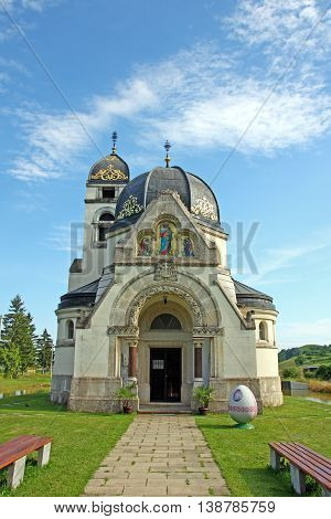 Eastern - rites catholic church of the annunciation Greek Catholic church in Pribic near Krasic Croatia