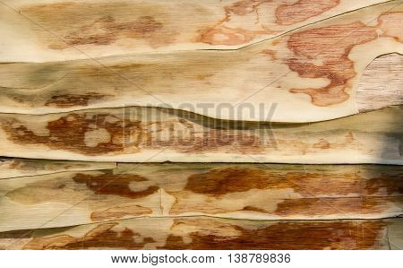 very old plywood boards with cracked lacquer
