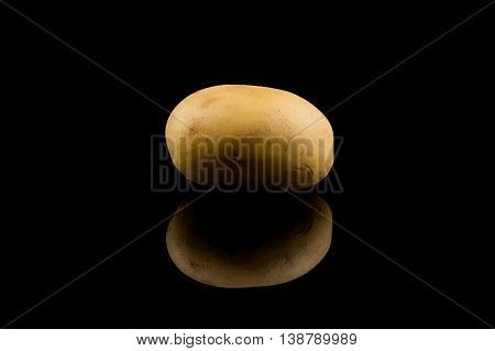 Potato Isolated On Black