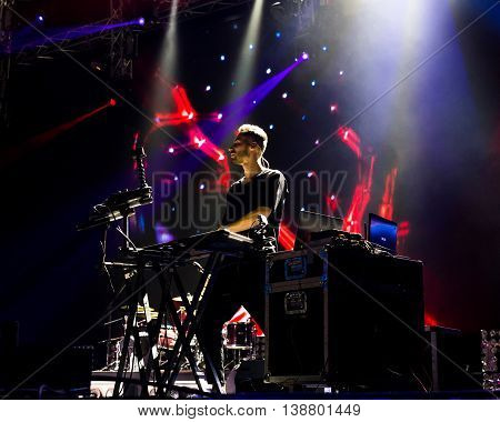 Kyiv, Ukraine - May 13, 2016: Ukrainian Musician Band Nuangels