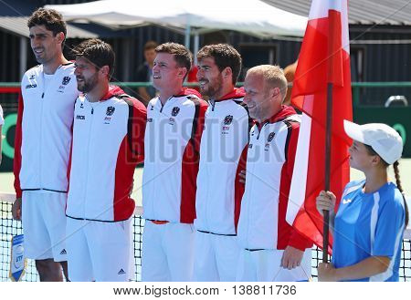 Davis Cup Tennis Game Ukraine V Austria