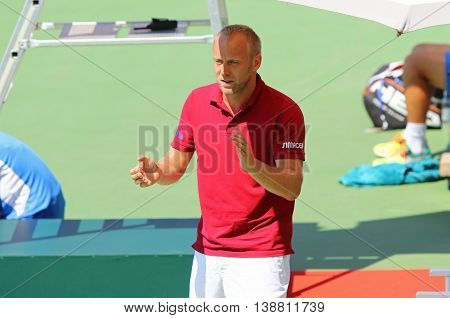 Davis Cup Tennis Game Ukraine V Austria