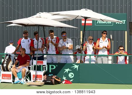 Davis Cup Tennis Game Ukraine V Austria