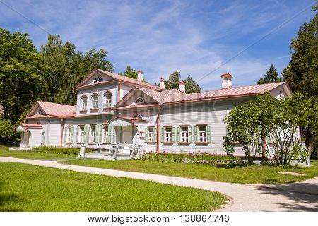 Moscow region, village Abramtsevo - JULY 17, 2016: Homesteads Abramtsevo - State Historical Artistic and Literary Museum-Reserve. 