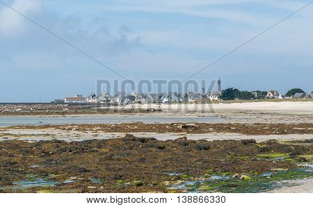 coastal scenery around Penmarch in the Finistere department in Brittany France