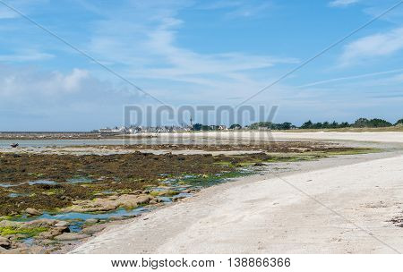 coastal scenery around Penmarch in the Finistere department in Brittany France