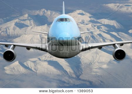Avião sobre Alasca