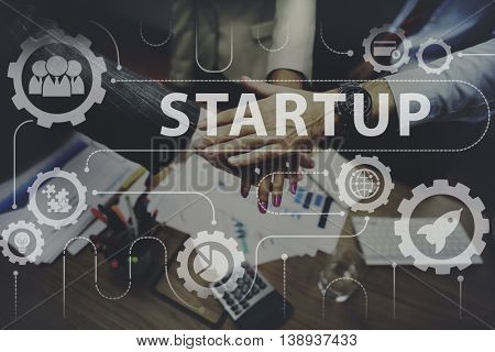 New Business Startup Graphics Concept