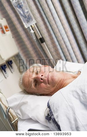 Patienten im Krankenhausbett