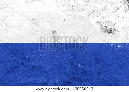 Flag Of Mlada Boleslav, Czechia, With A Vintage And Old Look
