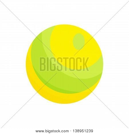 Volleyball icon in cartoon style isolated on white background. Game symbol