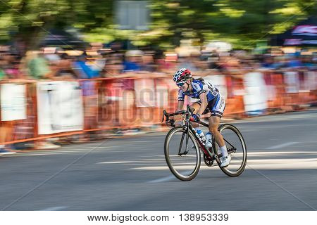 Fast Woman On A Bike