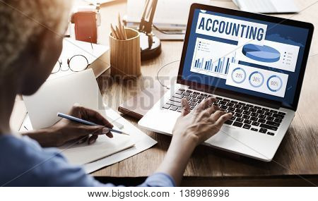 Acounting Auditing Balance Bookkeeping Capital Concept