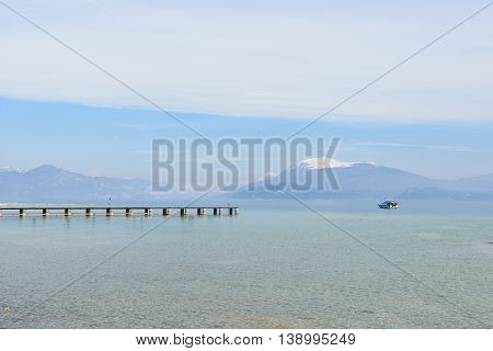 Landscape Of Lake Garda