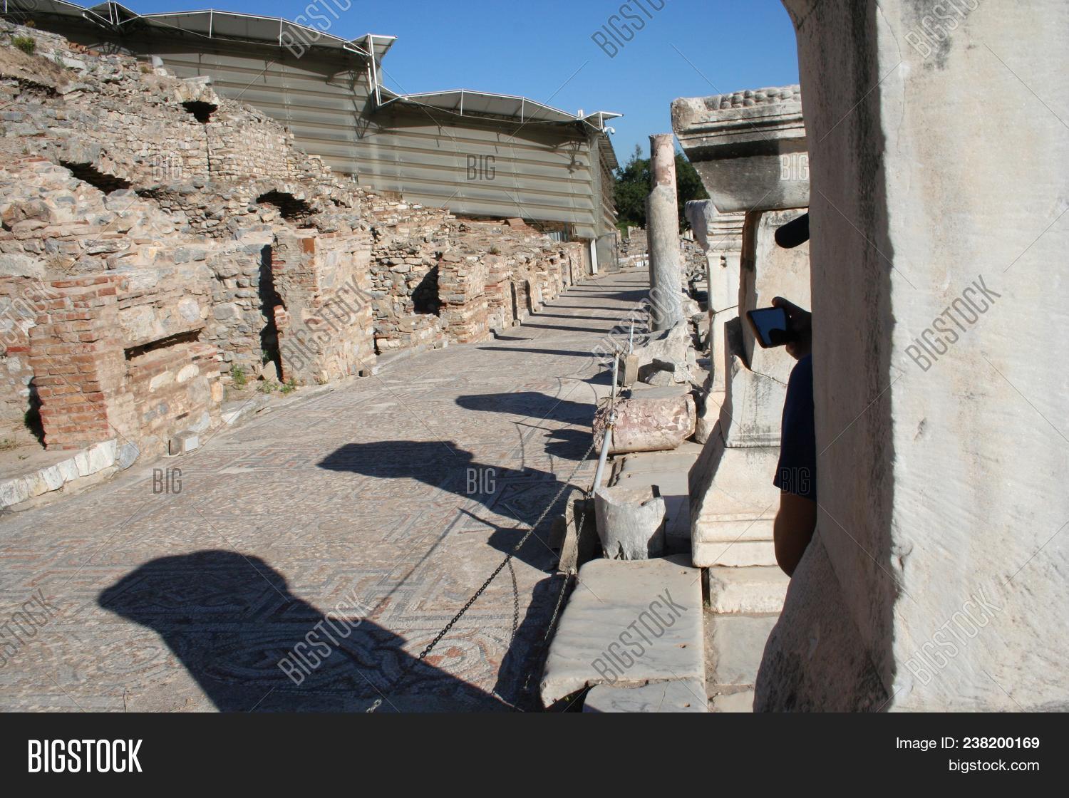 These Are Shops And Terrace Homes In Historic Ephesus Have Beautiful Mosaic Flooring These Are Shops And Terrace Homes In Historic Ephesus Have Beautiful Mosaic Flooring