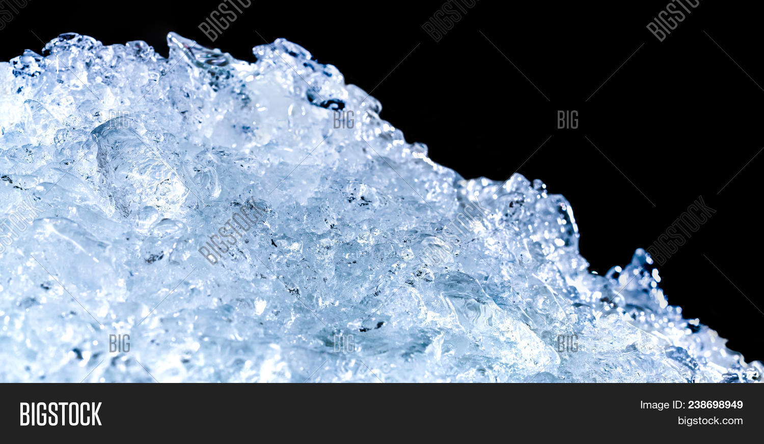 Pile Crushed Ice Cubes Image & Photo (Free Trial) Bigstock