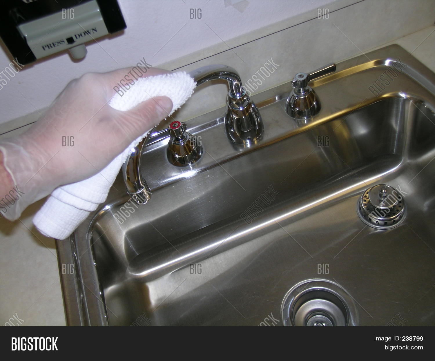 Cleaning Chrome Sink Image & Photo (Free Trial) Bigstock
