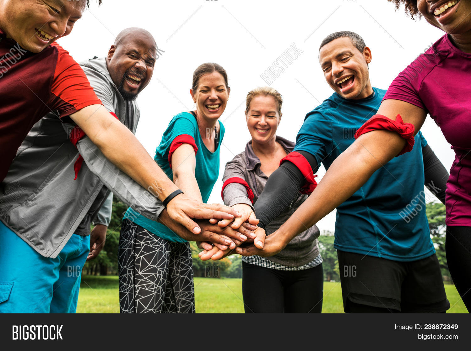 Diverse Team Stacking Image & Photo (Free Trial) Bigstock