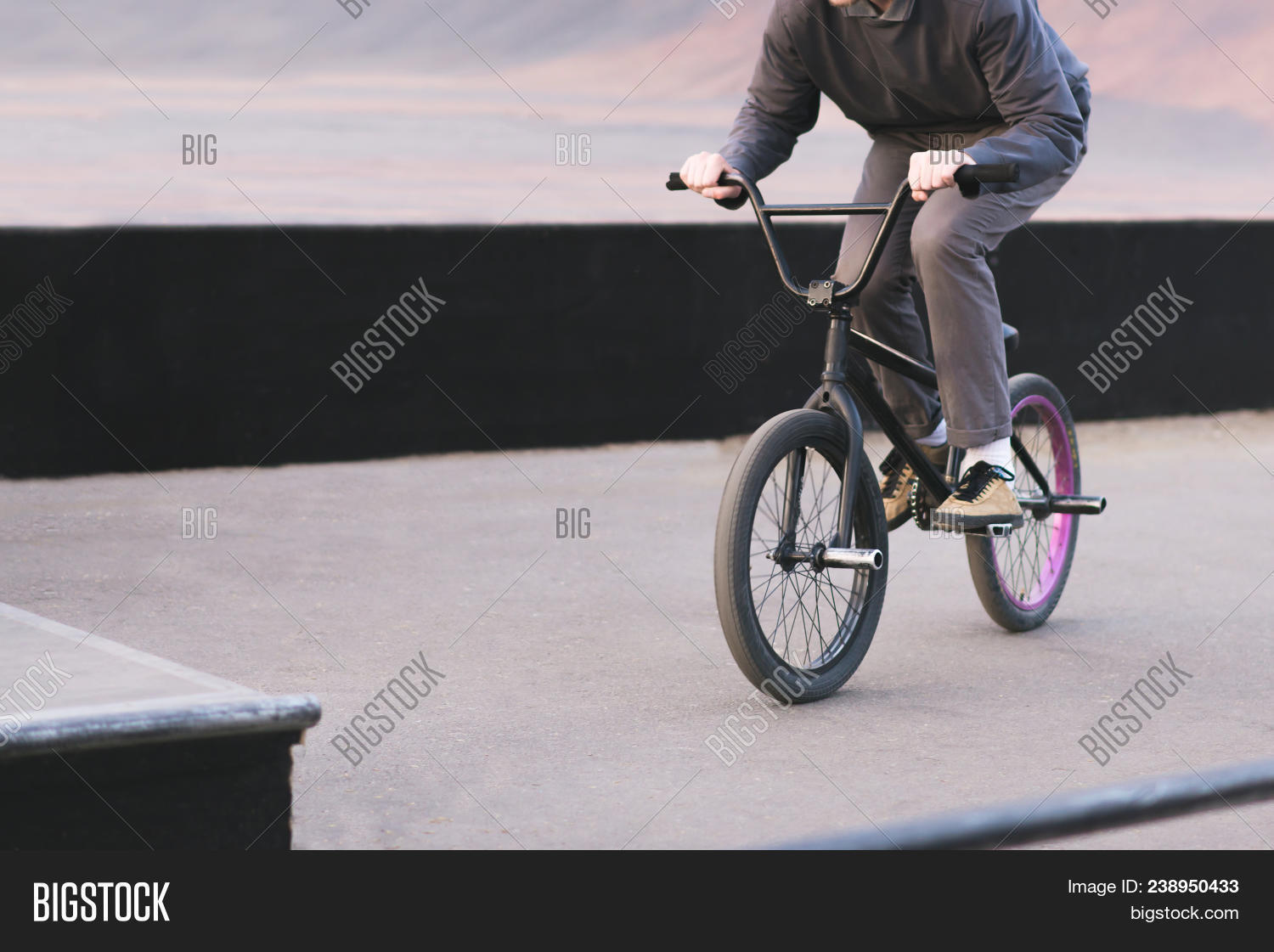 Bmx Rider Rides On Bmx Image & Photo (Free Trial) | Bigstock