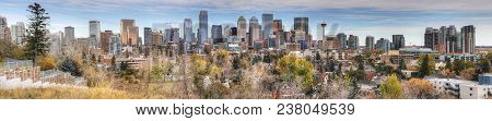 A Panorama Of The Calgary, Canada Skyline
