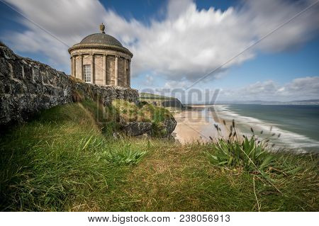 A View Of The Mussenden Temple At Downhill.