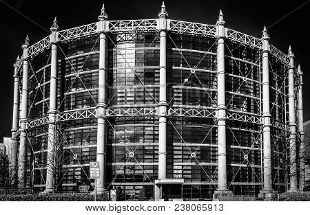 Dublin, Ireland, March 2018, The Alliance A Residential Building Created Within The Cast Iron Frame 