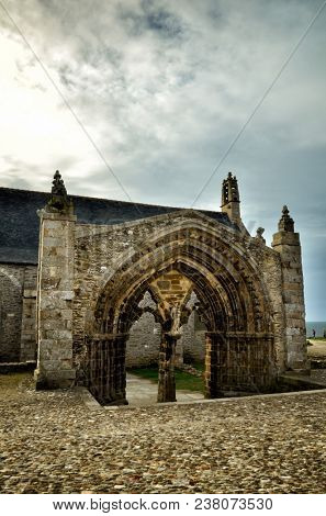 One of the most beautiful and famous destination in Brittany, France, Saint Mathieu and his Abbey