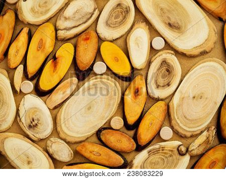 Wooden background yllow