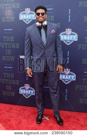ARLINGTON, TX - Marcus Davenport attends the 2018 NFL Draft at AT&T Stadium on April 26, 2018 in Arlington, Texas.