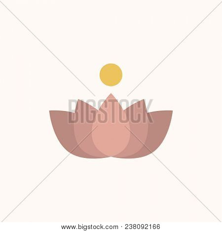 Illustration of a lotus flower