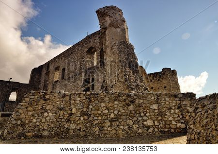 Norman castle at the top of the village of Morano Calabro, one of most beautiful Italian hamlets