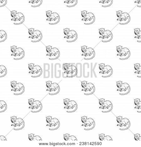 Imperial Tamarin Pattern Vector Seamless Repeating For Any Web Design