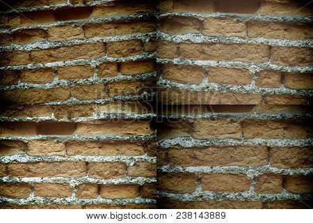 Old Brick Wall, Stone Background Or Rock Surface - Good For Web Site Or Mobile Devices.