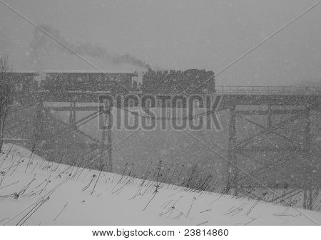vapor comboio, Oberwiesenthal - Cranzhal (Fichtelbergbahn), Alemanha