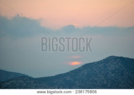 The Sundown In The Supramonte Of Dorgali
