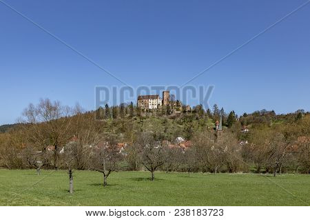 Old Medieval Gamburg Near Werhheim In Germany