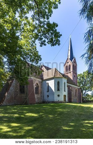 Church Of Krummin At The Island Of Usedom