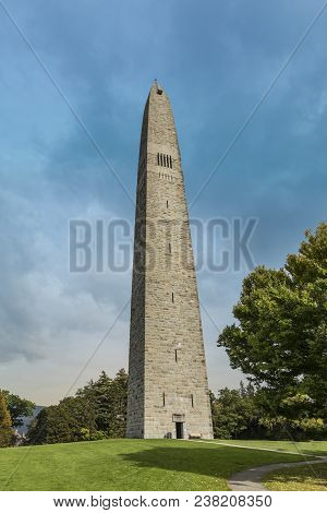 Bennington Battle Monument In Bennington Vermont, Usa