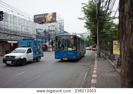 Blk Bus Of Rtc Or Chiangmai Smart Bus.