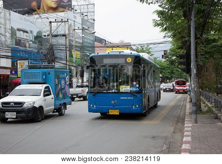 Blk Bus Of Rtc Or Chiangmai Smart Bus.