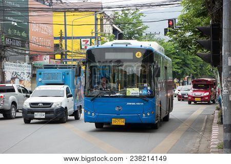 Blk Bus Of Rtc Or Chiangmai Smart Bus.