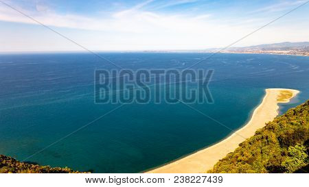 Beautiful View Of The Bay Of Tindari With The Marinello Beach, Sicily, Italy