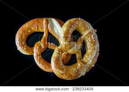 A Pretzel Is A Type Of Baked Bread Product Made From Dough Most Commonly Shaped Into A Twisted Knot